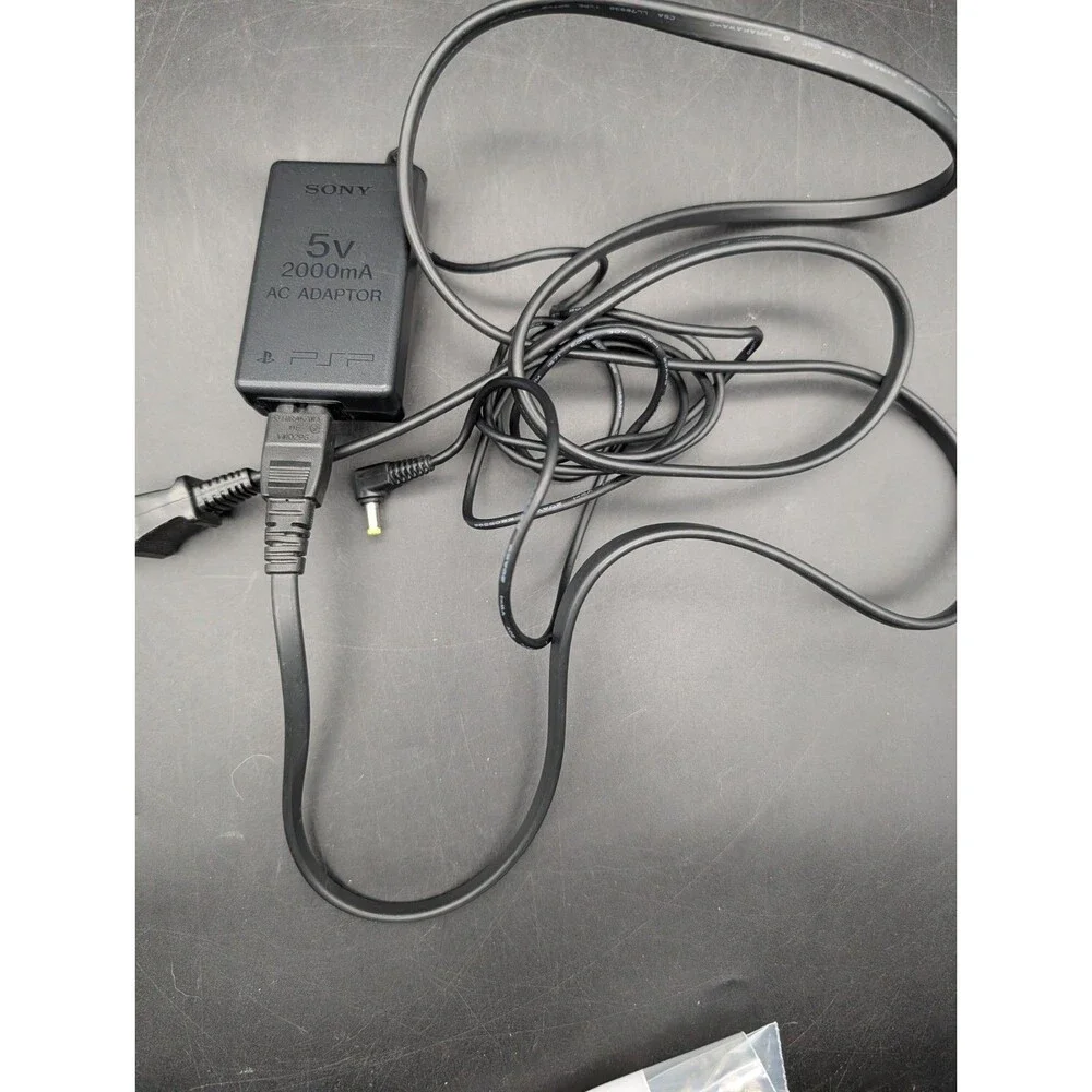 OEM Sony Playstation PSP Wall Charger AC Adapter OEM Brick + Cord 1000 2000 3000